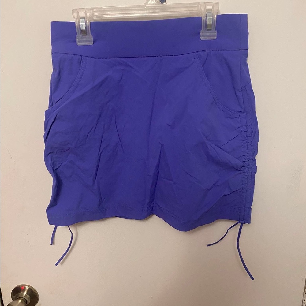 Columbia Purple Women's Athletic Skort with Drawstring Ruching